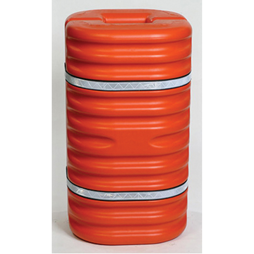 Protecteur de colonne, Ouverture int&eacute;rieure 6", 24" lo x 24" la x 42" h, Orange Industrial Sales