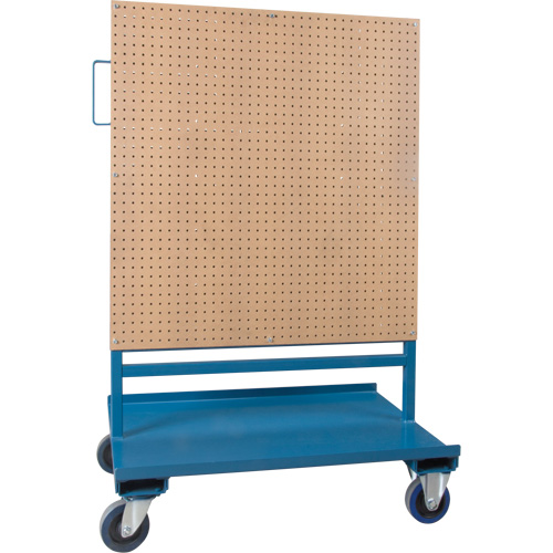 Bin/Pegboard Combo Rack, Double-sided, 38" W x 24-1/2" D x 55" H Industrial Sales