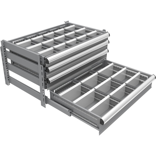 Cabinet d'entreposage &agrave; tiroirs int&eacute;gr&eacute; Interlok Industrial Sales