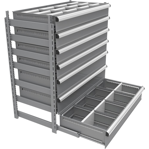 Cabinet d'entreposage &agrave; tiroirs int&eacute;gr&eacute; Interlok Industrial Sales
