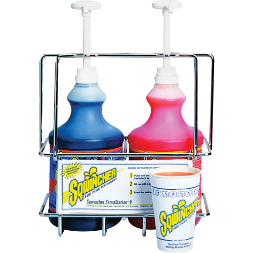 Sqwincher&reg; ServaStations&reg; Wall Mount Rack Industrial Sales