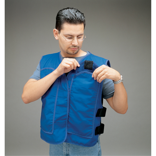 Vestes de refroidissement avec pochettes pour insertions ALLEGRO INDUSTRIES, Grand, Bleu royal Industrial Sales