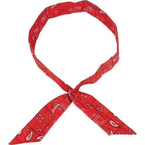 ALLEGRO INDUSTRIES Cool Offs Bandana, Red Industrial Sales