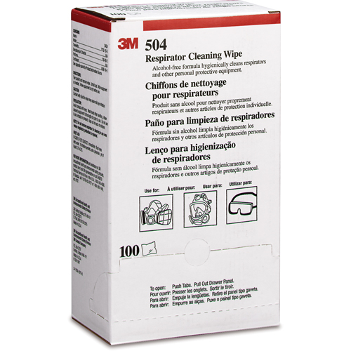 Serviettes de nettoyage pour respirateurs, Lingettes Industrial Sales