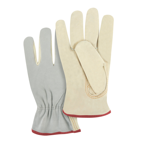 Gants de conducteur &agrave; dos fendu, Petit, Paume en Cuir fleur de vache Industrial Sales