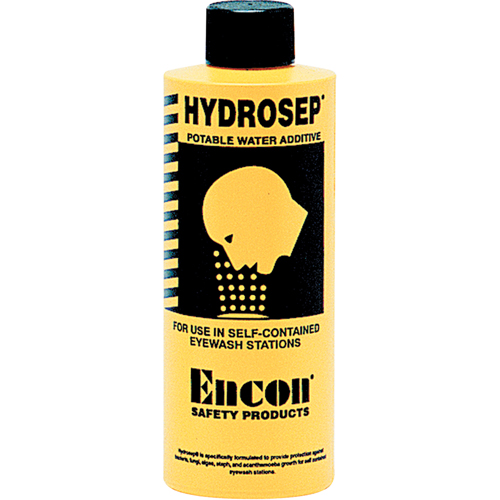 Additif pour traitement de l'eau Hydrosep pour poste de douche oculaire autonome pressuris&eacute;e, 8 oz Industrial Sales