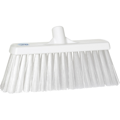 Food Hygiene Broom, 11.7"x3", Polyester, White Industrial Sales