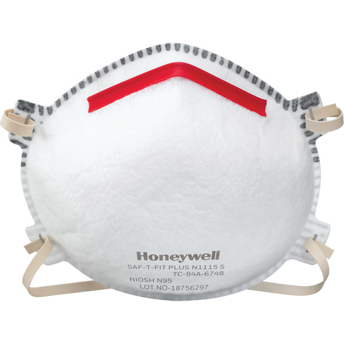 Saf-T-Fit&reg; Plus N1115 Particulate Respirators, N95, NIOSH Certified, Small Industrial Sales