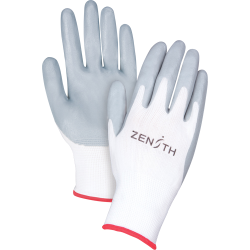Gants l&eacute;gers enduits et respirants, 7/Petit, R&ecirc;vetement Mousse de nitrile, Calibre 13, Enveloppe en Polyester Industrial Sales