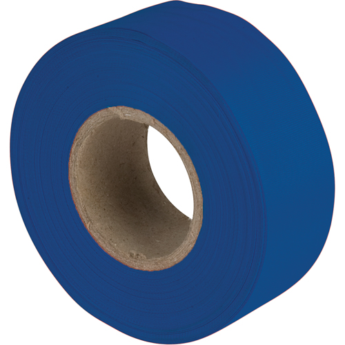 Flagging Tape, 1.2" W x 300' L, Blue Industrial Sales