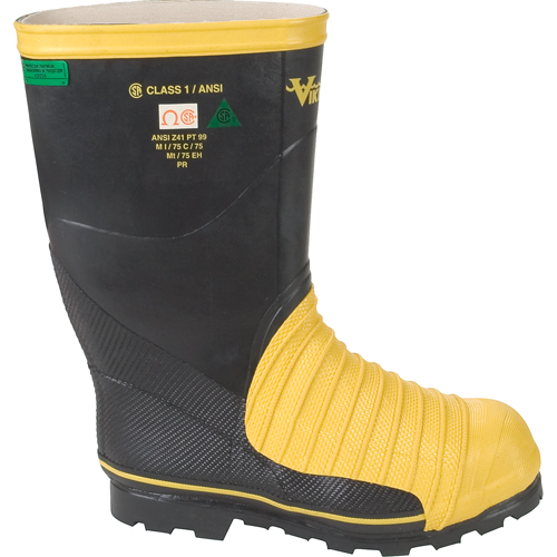 Bottes professionnelles Miner 49ER pour l'exploitation mini&egrave;re, Caoutchouc, Embout Acier, Pointure 7 Industrial Sales