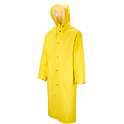 Tornado Long Coat, PVC, 5X-Large, Yellow Industrial Sales