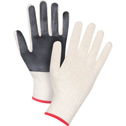 Palm-Coated String Knit Gloves, Poly/Cotton, Single Sided, 7 Gauge, Small Industrial Sales