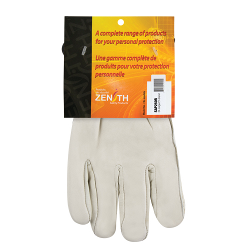 Gants de conducteur doubl&eacute;s pour l'hiver d'usage standard, 2T-Grand, Paume en Cuir fleur de vache, Molleton Industrial Sales