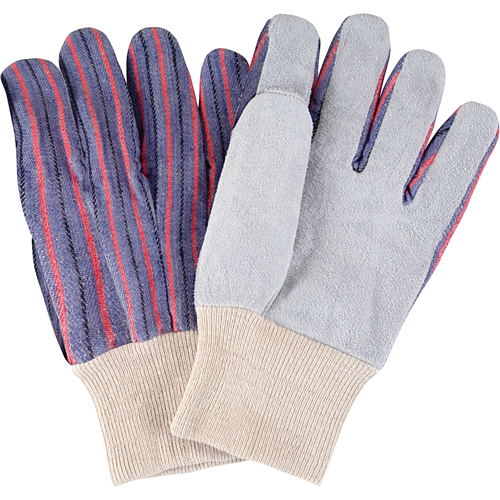 Standard-Duty Work Gloves, Large, Split Cowhide Palm Industrial Sales