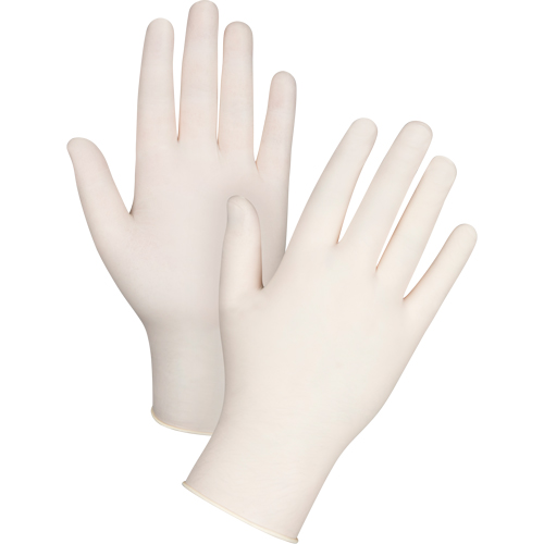 Premium Sensitive Skin Examination Gloves, Small, Latex, 4-mil, Powder-Free, Natural Industrial Sales