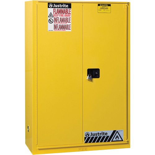 Sure-Grip&reg; Ex Flammable Storage Cabinets, 45 gal., 1 Door, 43" W x 65" H x 18" D Industrial Sales
