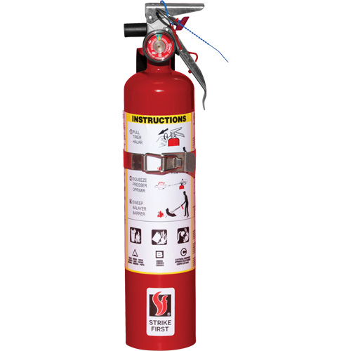 Extincteur d'incendie, ABC, Capacit&eacute; 2,5 lb Industrial Sales