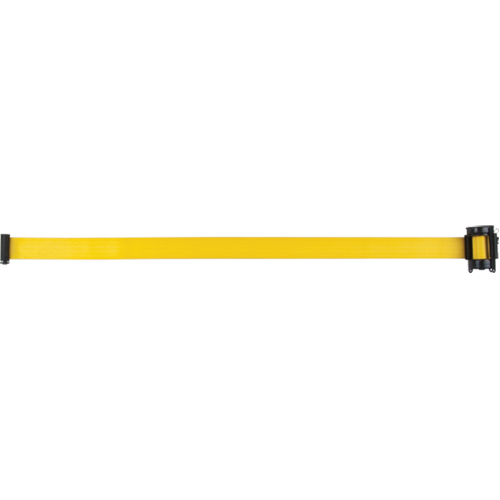 Cartouche de ruban pour assembler votre propre barri&egrave;re de contr&ocirc;le des foules, 7', Ruban Jaune Industrial Sales