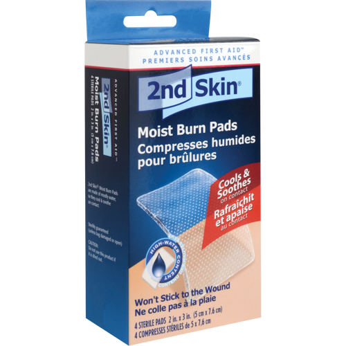 2nd Skin&reg; Moist Burn Pads, 2" x 3", Class 2 Industrial Sales