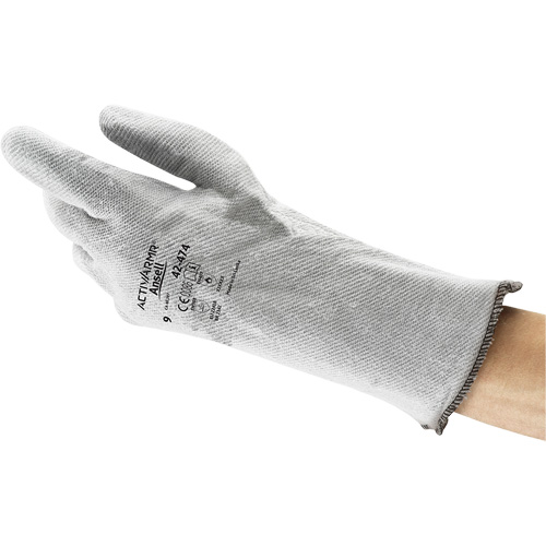Gants souples Crusader 42-474, Nitrile, T-Grand, Prot&egrave;ge jusqu'&agrave; 400° F (204° C) Industrial Sales