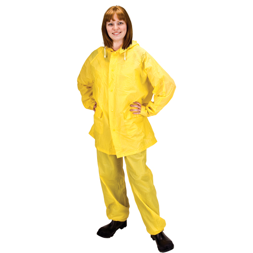 RZ300 Rain Suit, PVC, Small, Yellow Industrial Sales