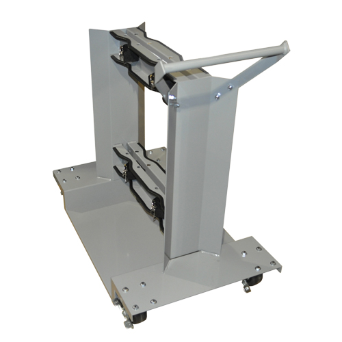 Supports mobiles pour bouteilles, Roues Polyol&eacute;fine, Base de 24" la x 40" lo, 1600 lb Industrial Sales