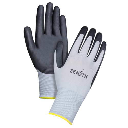 Lightweight Breathable Coated Gloves, 11/2X-Large, Foam Nitrile Coating, 13 Gauge, Polyester Shell Industrial Sales