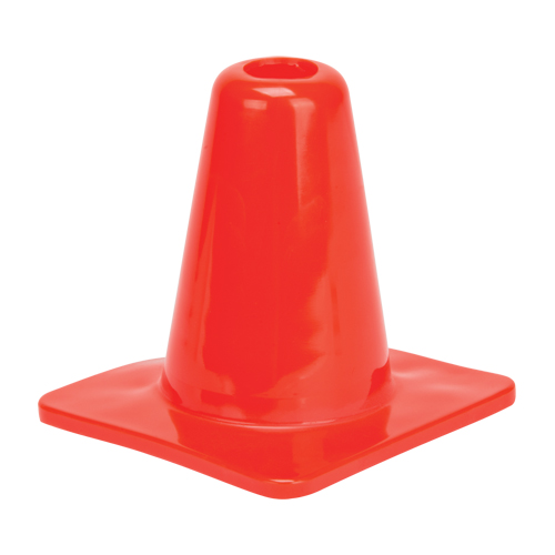 C&ocirc;ne de signalisation, 6", Orange Industrial Sales