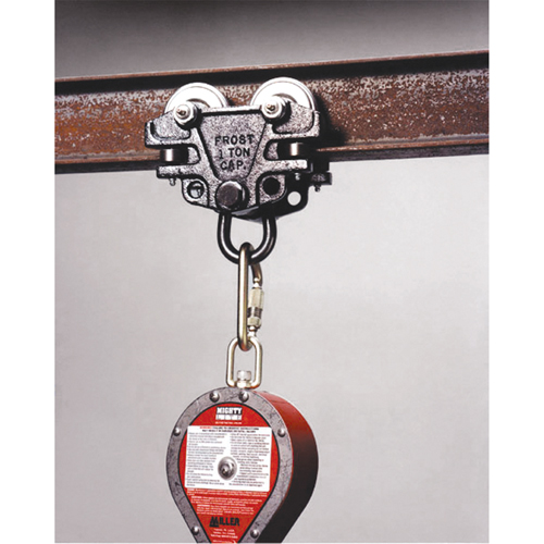 Miller&reg; Anchorage Connector Beam Trolley Adapter Kit, I-Beam/Steel, Permanent Use Industrial Sales