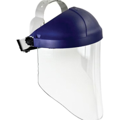 Harnais de t&ecirc;te avec visi&egrave;re, Polycarbonate, Suspension Rochet Industrial Sales