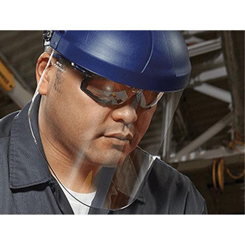 Harnais de t&ecirc;te avec visi&egrave;re, Polycarbonate, Suspension Rochet Industrial Sales