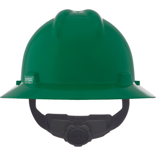Casques de s&eacute;curit&eacute; &agrave; bordure compl&egrave;te V-Gard, R&eacute;pond aux normes CSA type 1, Suspension Rochet, Non ventil&eacute; Industrial Sales