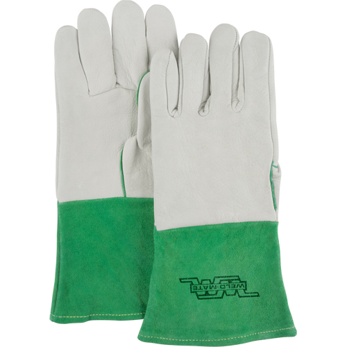 Premium TIG Welding Gloves, Grain Cowhide, Size Medium Industrial Sales