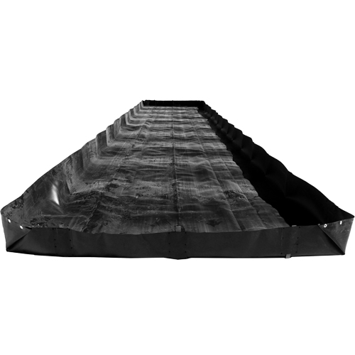 Bermes &eacute;conomiques, Capacit&eacute; 2992 gal., 40' la x 10' lo x 12" h, Support en L Industrial Sales