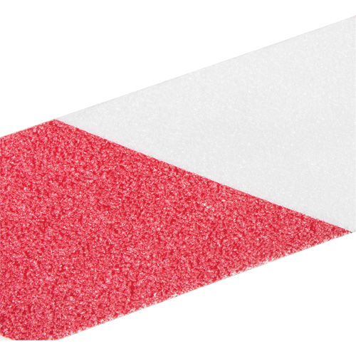 Ruban antid&eacute;rapant de premi&egrave;re qualit&eacute;, 2" x 60', Rouge & blanc Industrial Sales