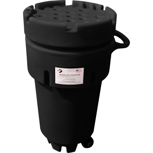 Contenants roulants Poly-Spillpaks, 50 gal. US, Mobile Industrial Sales