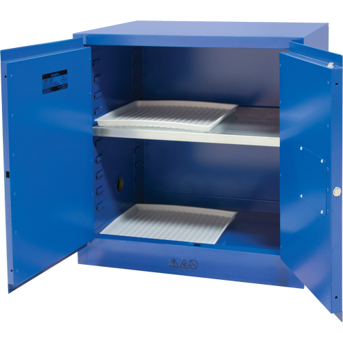 Armoire pour liquides corrosifs, 22 gal., 35" x 35" x 22" Industrial Sales