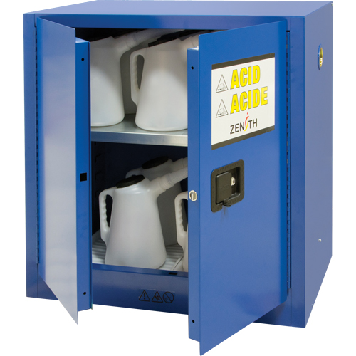 Armoire pour liquides corrosifs, 22 gal., 35" x 35" x 22" Industrial Sales