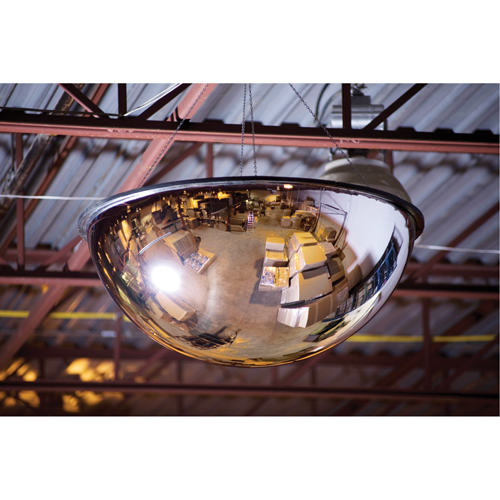 360° Dome Mirror, Full Dome, Closed Top, 18" Diameter Industrial Sales