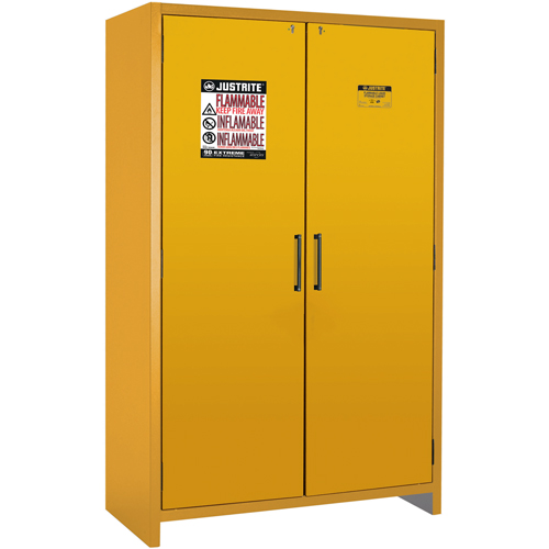 Armoire d'entreposage 90 minutes s&eacute;curitaire et conforme &agrave; la norme EN, 45 gal., 2 Porte(s), 46,97" La x 76,89" h x 24,21" p Industrial Sales