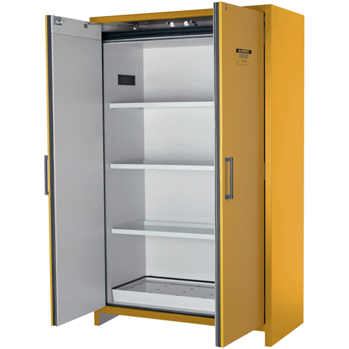 Armoire d'entreposage 90 minutes s&eacute;curitaire et conforme &agrave; la norme EN, 45 gal., 2 Porte(s), 46,97" La x 76,89" h x 24,21" p Industrial Sales