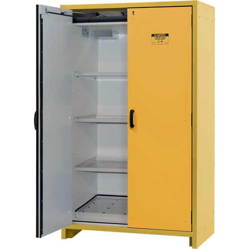 Armoire d'entreposage 30 minutes s&eacute;curitaire et conforme &agrave; la norme EN, 45 gal., 2 Porte(s), 45,83" La x 76,65" h x 24,21" p Industrial Sales