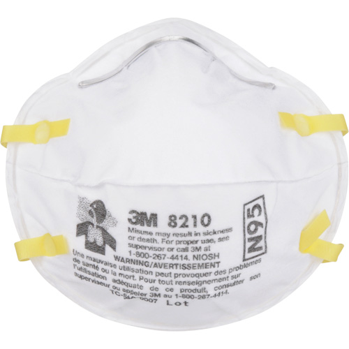 8210 Particulate Respirators, N95, NIOSH Certified Industrial Sales