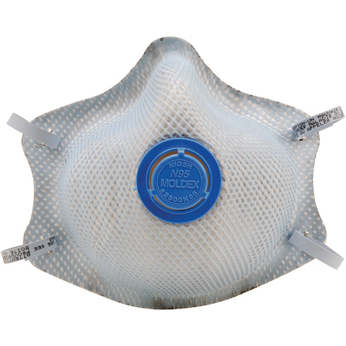 2500 Particulate Respirators, N95, NIOSH Certified, Large/Medium Industrial Sales