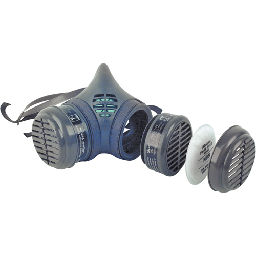 8000 Series Assembled Respirator, Elastomer/Thermoplastic, Medium Industrial Sales