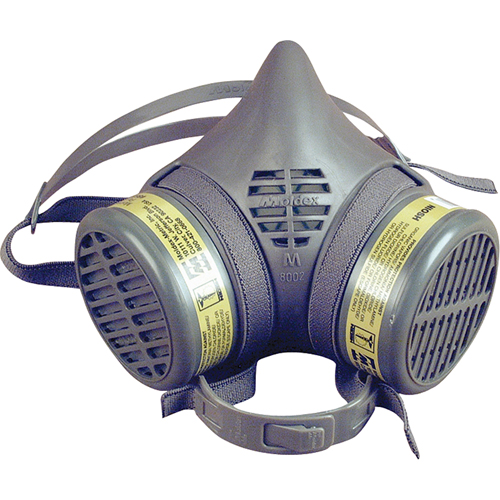 8000 Series Assembled Respirator, Elastomer/Thermoplastic, Small Industrial Sales