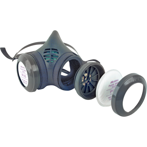 Respirateur &agrave; demi-masque assembl&eacute; de la s&eacute;rie 8000, &eacute;lastom&egrave;re/Thermoplastique, Moyen Industrial Sales