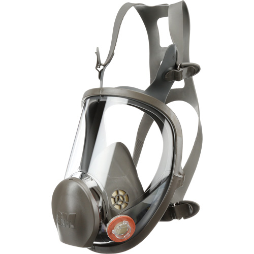Respirateur r&eacute;utilisable &agrave; masque complet s&eacute;rie 6000, &eacute;lastom&egrave;re/Silicone/Thermoplastique, Grand Industrial Sales