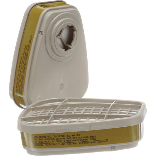 6000 Series Respirator Cartridges, Gas/Vapour Cartridge, Multi-Gas/Vapour Industrial Sales
